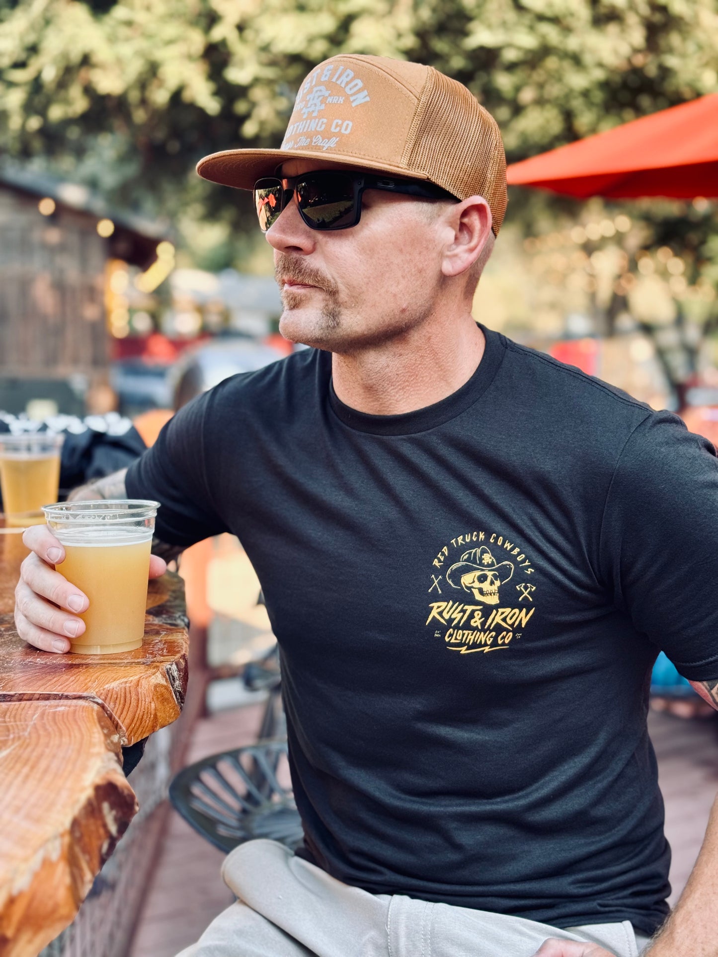 Red Truck Cowboys Tee