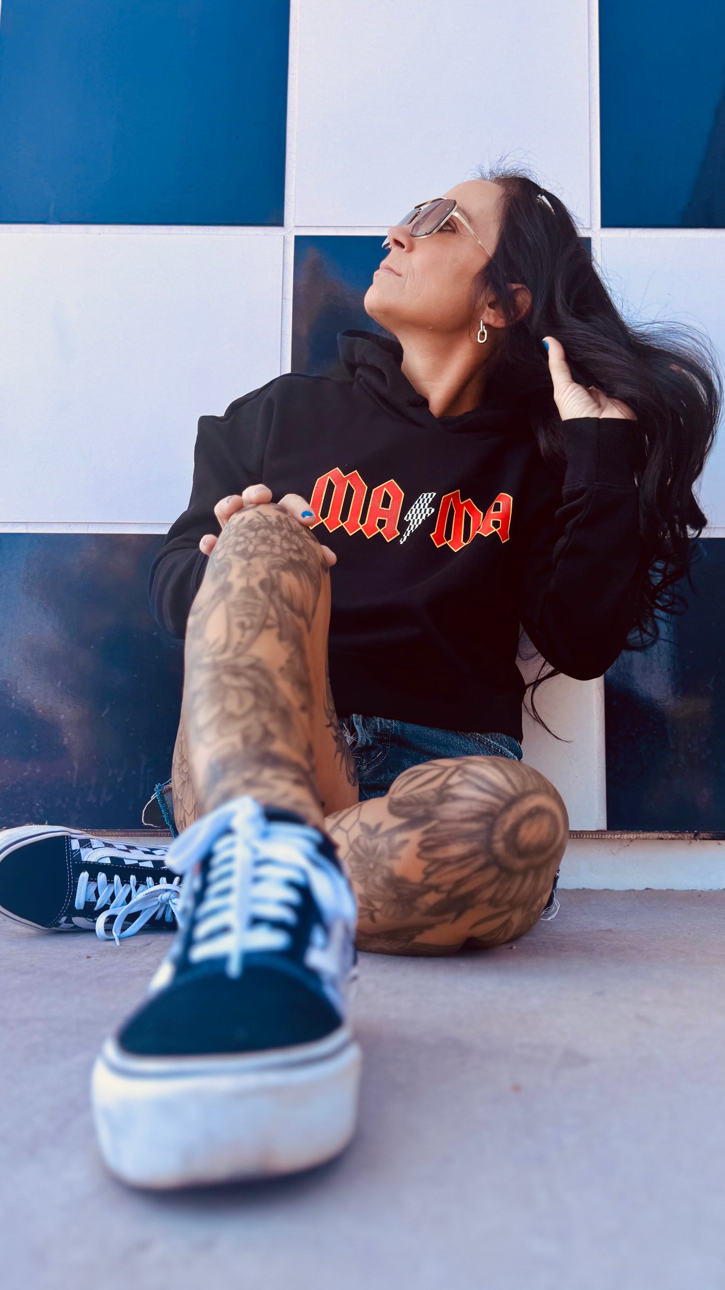 For Those About to Mom - Cropped Hoodie