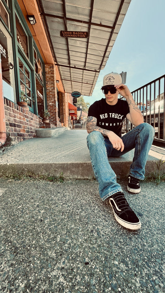 Red Truck Varsity Tee