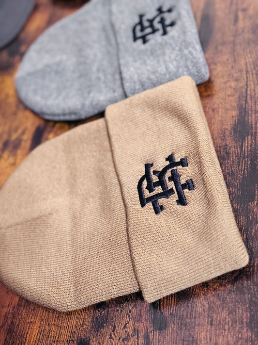 Rust & Iron Beanie / Knit Cap