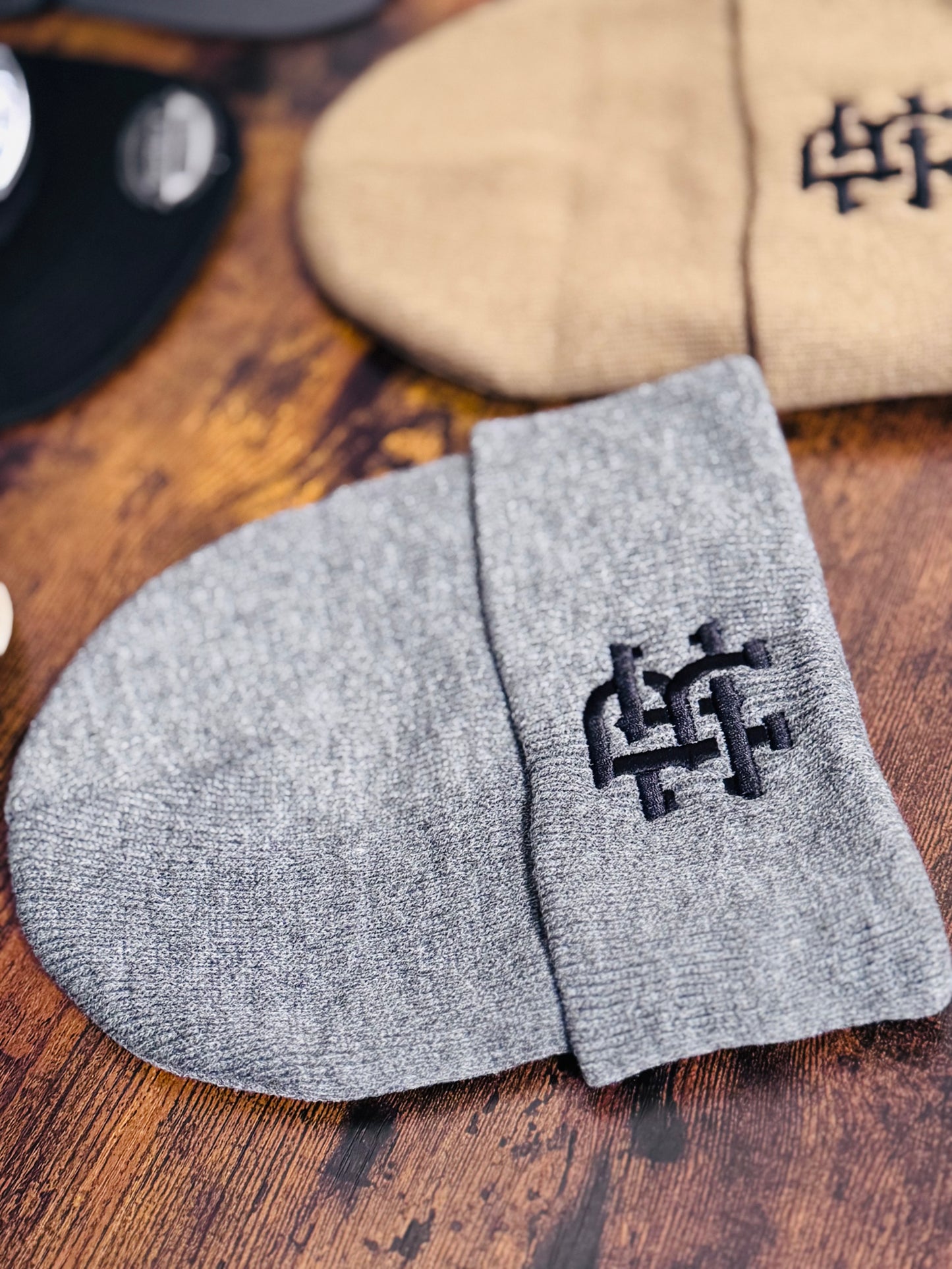 Rust & Iron Beanie / Knit Cap