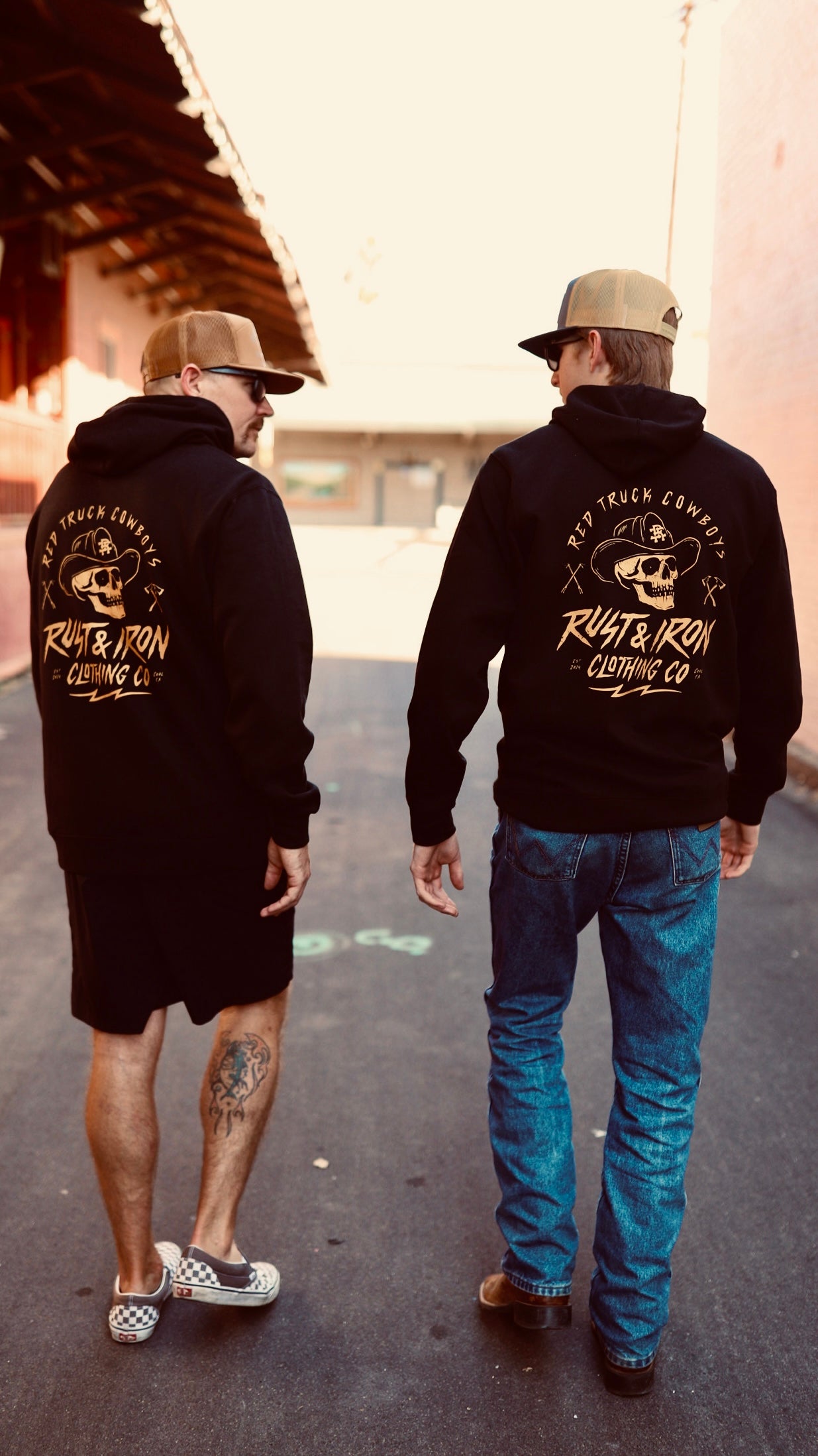 Red Truck Cowboys Hoodie