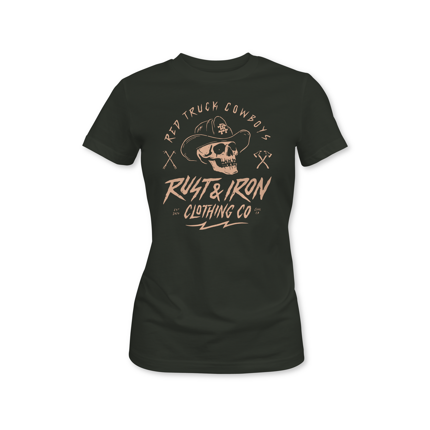 Women’s Red Truck Cowboys Tee