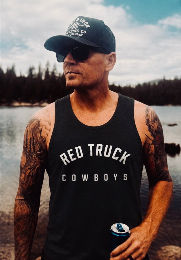Men’s Red Truck Cowboys Tank