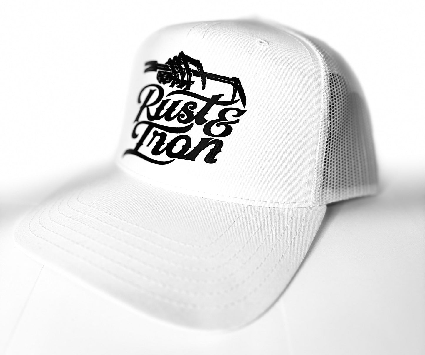 Halligan Dirtbag White Trucker Hat