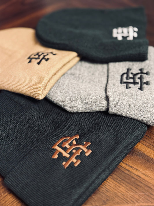 Rust & Iron Beanie / Knit Cap