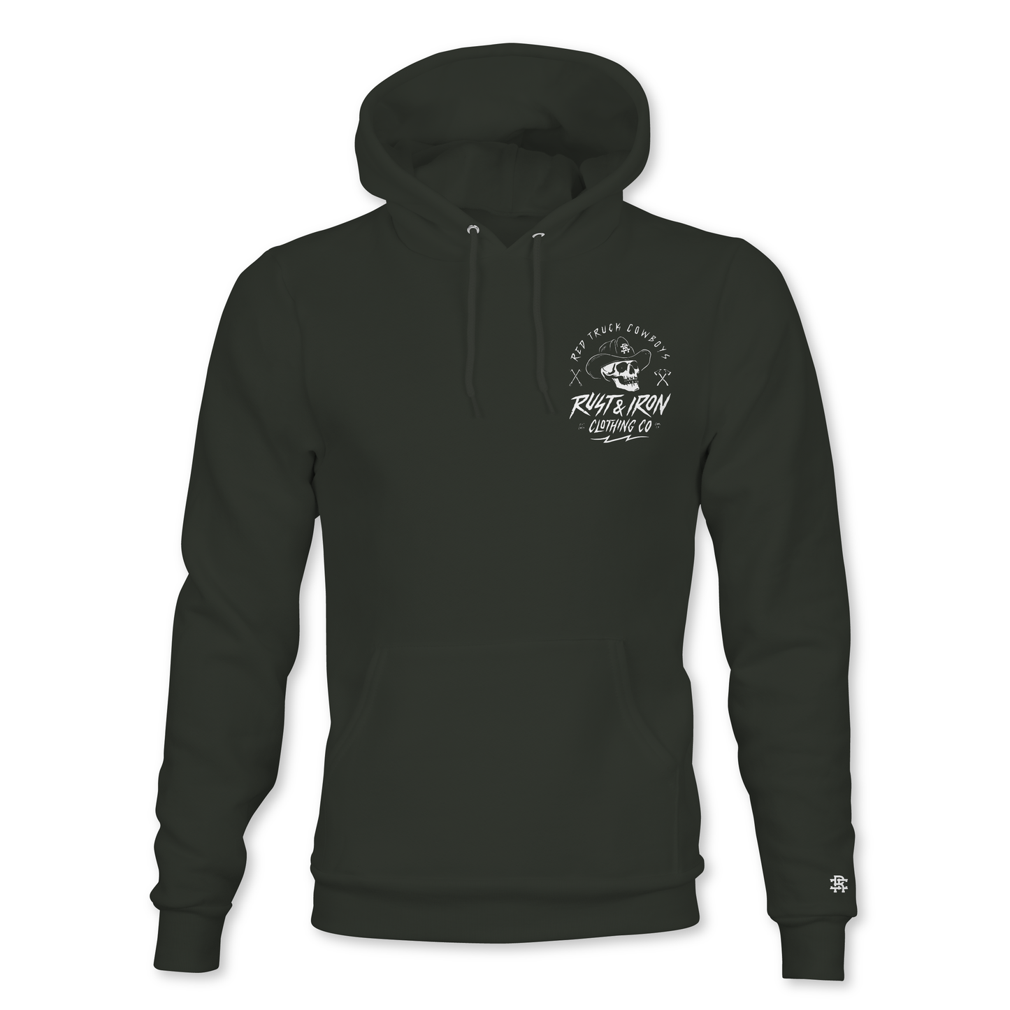 Red Truck Cowboys Hoodie — Whiteout Edition