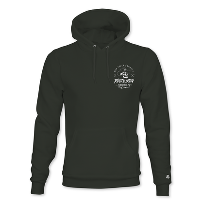 Red Truck Cowboys Hoodie — Whiteout Edition